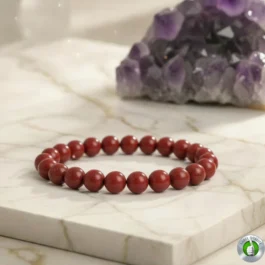 Armband Roter Jaspis Naturstein 8mm Grad AAA